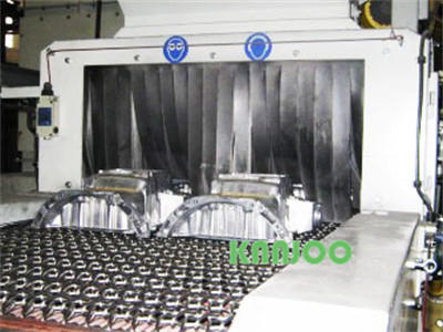 Mesh Belt Passing Shot Blasting-Maschine für Aluminiumprofil-Reinigung
