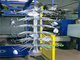 Drehhaken-Strahlenen-Maschine für entgratene die Aluminiumteil-Oberflächenbehandlung