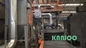 Maschine zum Sprengen von Stahlplatten mit einer Reinigungstärke von 25-45 m/min